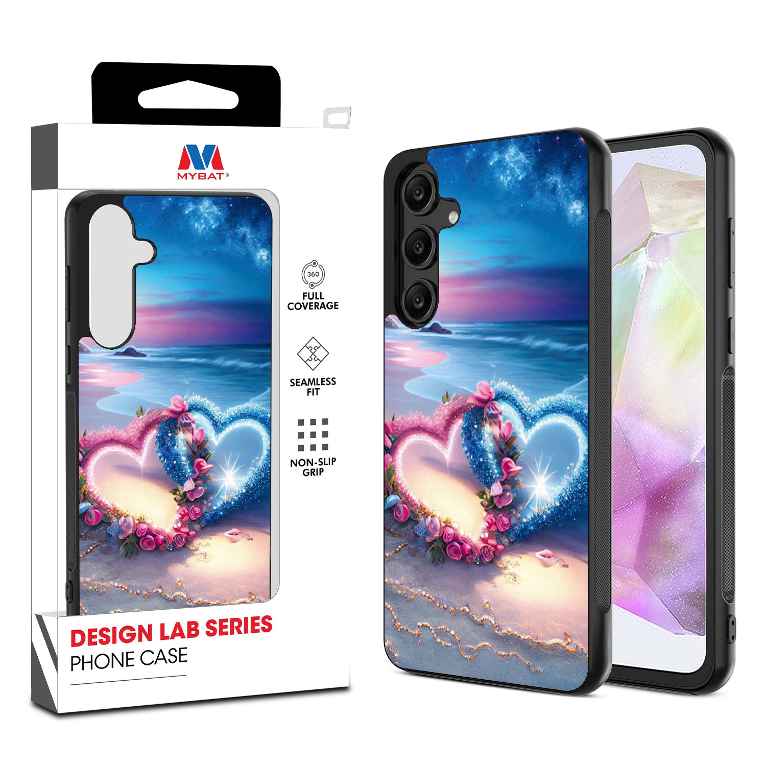 MyBat Design Lab Series Case for Samsung Galaxy A35 5G - Heart and Soul