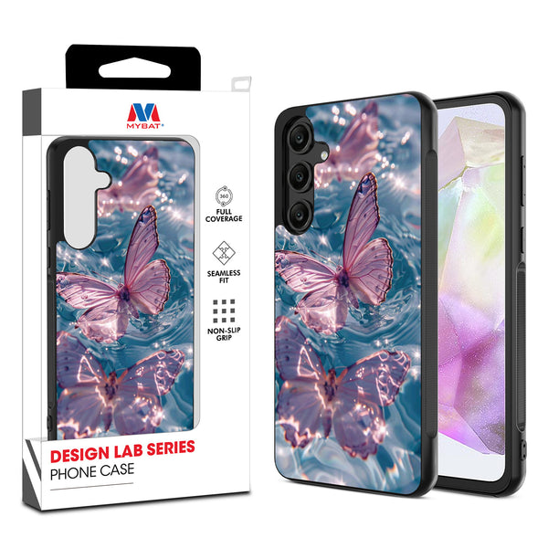 MyBat Design Lab Series Case for Samsung Galaxy A35 5G - Floating Butterflies - MSA355GCSLESM180-1.jpg