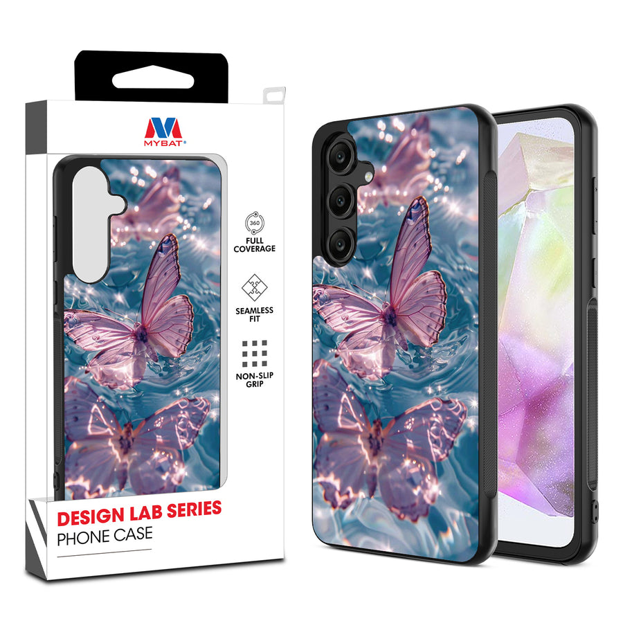 MyBat Design Lab Series Case for Samsung Galaxy A35 5G - Floating Butterflies - MSA355GCSLESM180-1.jpg