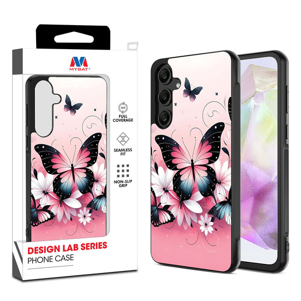 MyBat Design Lab Series Case for Samsung Galaxy A35 5G - Butterfly Bouquet - MSA355GCSLESM184-1.jpg