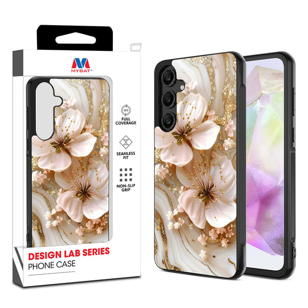 MyBat Design Lab Series Case for Samsung Galaxy A35 5G - Golden Petal Glow - MSA355GCSLESM186-1.jpg