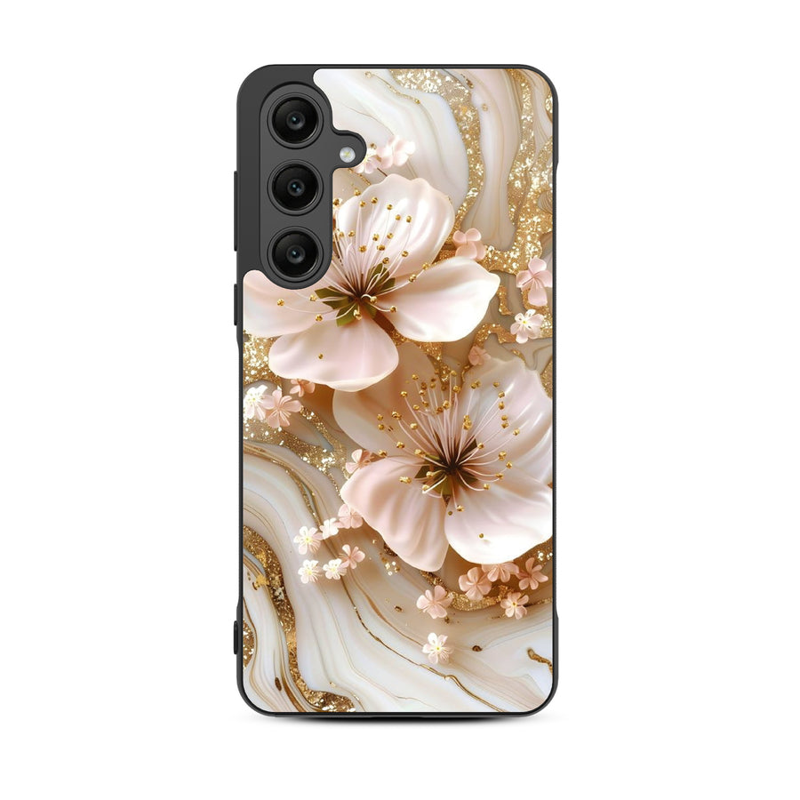 MyBat Design Lab Series Case for Samsung Galaxy A35 5G - Golden Petal Glow - MSA355GCSLESM186-3.jpg