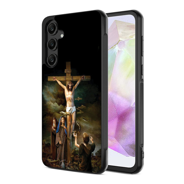 MyBat Design Lab Series Case for Samsung Galaxy A35 5G - Jesus on the Cross - MSA355GCSLESM197-2.jpg