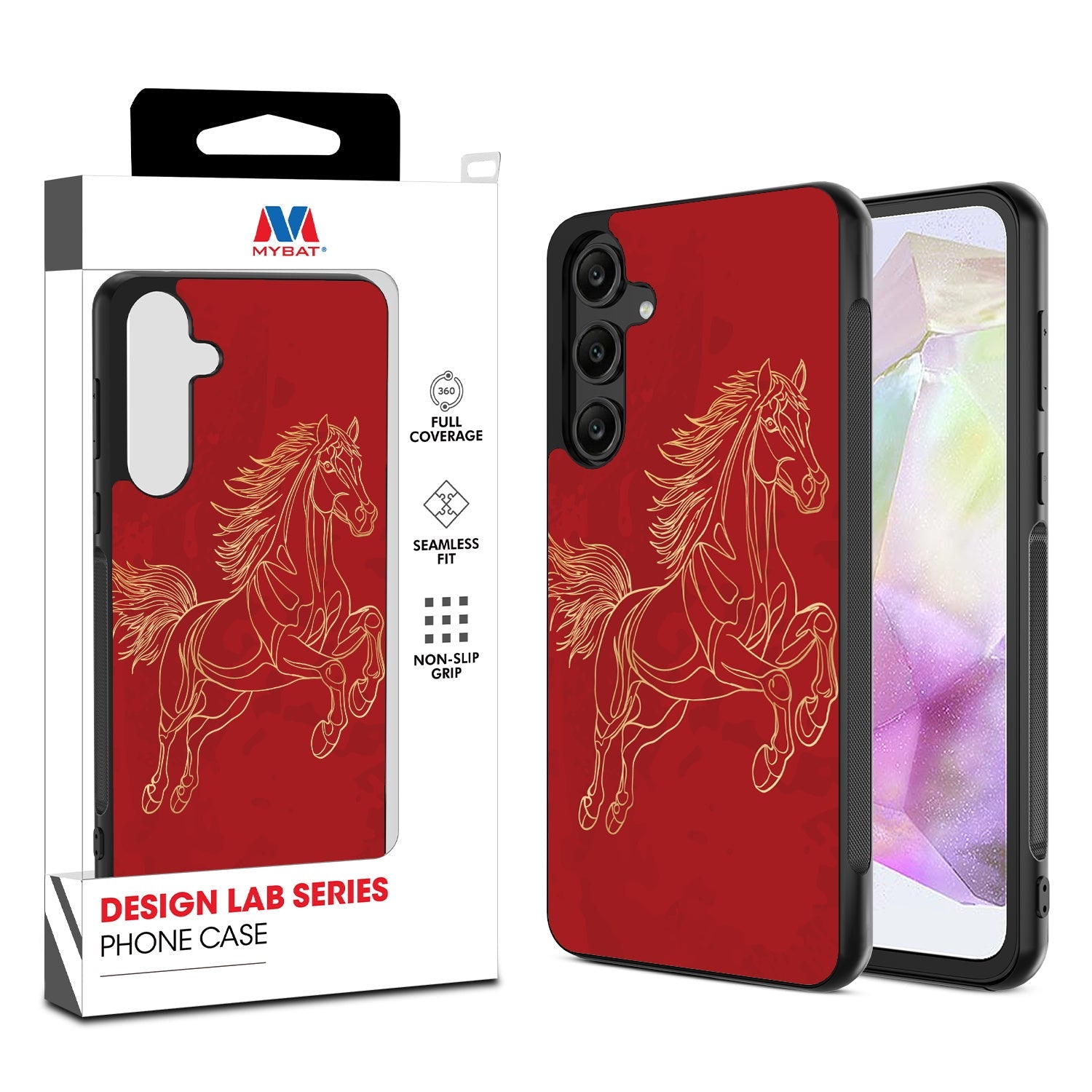 MyBat Design Lab Series Case for Samsung Galaxy A35 5G - Fire Horse