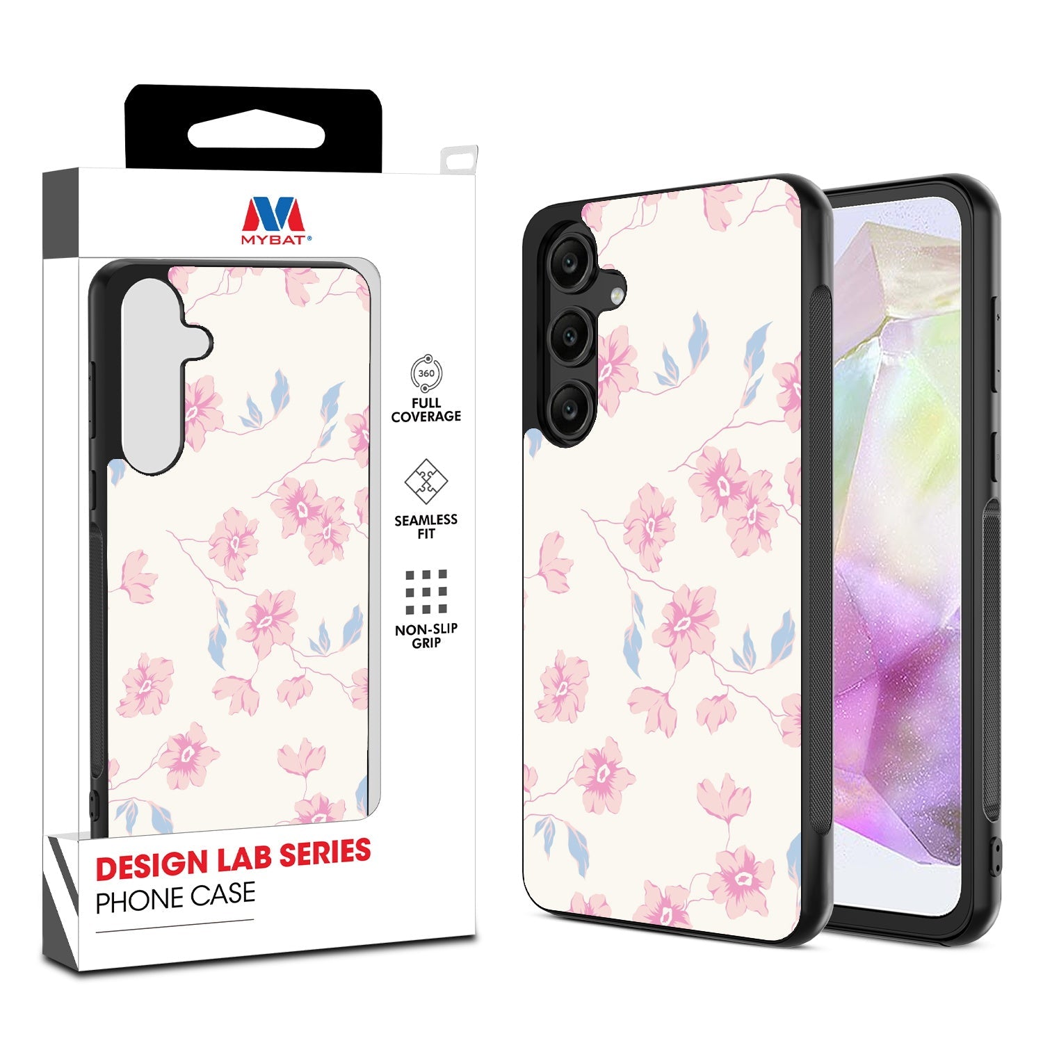 MyBat Design Lab Series Case for Samsung Galaxy A35 5G - Rose Mallow