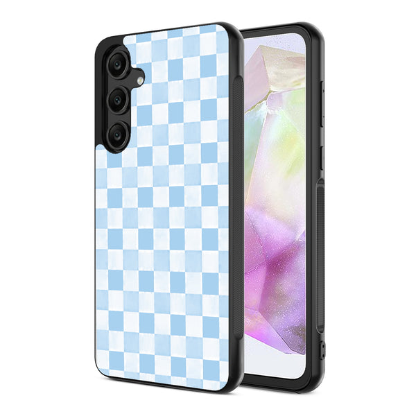 MyBat Design Lab Series Case for Samsung Galaxy A35 5G - Sky Blue Check - MSA355GCSLESM478-2.jpg