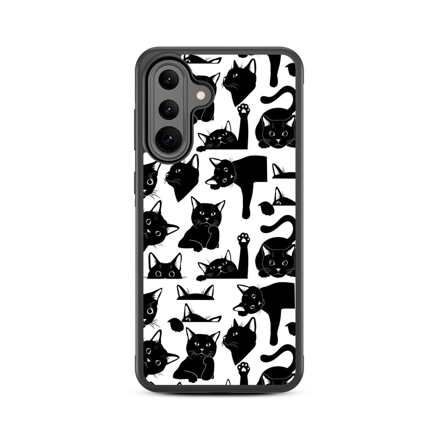 MyBat Design Lab Series Case for Samsung Galaxy A36 5G - Black Cats