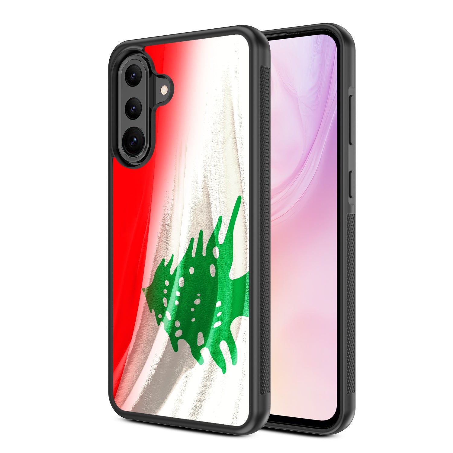 MyBat Design Lab Series Case for Samsung Galaxy A36 5G - Lebanese Flag - MSA365GCSLESM033-2.jpg