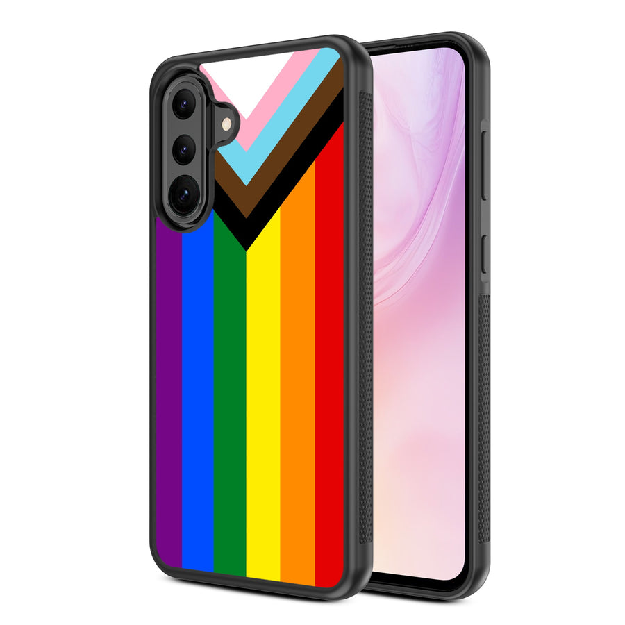 MyBat Design Lab Series Case for Samsung Galaxy A36 5G - LGBTQ+ Flag - MSA365GCSLESM034-2.jpg