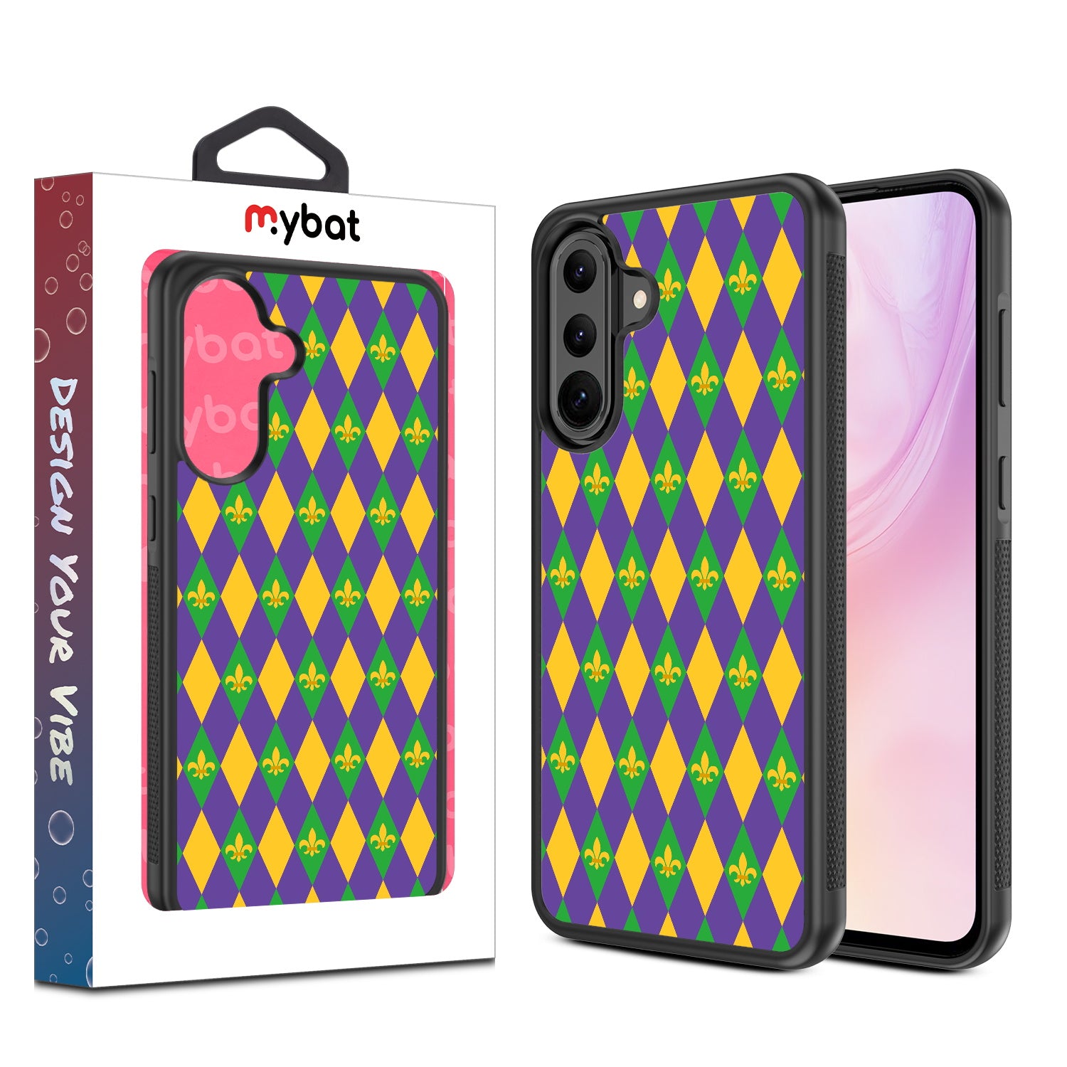 MyBat Design Lab Series Case for Samsung Galaxy A36 5G - Mardi Gras - MSA365GCSLESM057-1.jpg