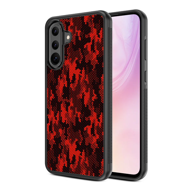 MyBat Design Lab Series Case for Samsung Galaxy A36 5G - Red Digital Camouflage - MSA365GCSLESM086-2.jpg