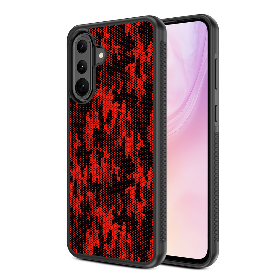 MyBat Design Lab Series Case for Samsung Galaxy A36 5G - Red Digital Camouflage - MSA365GCSLESM086-2.jpg
