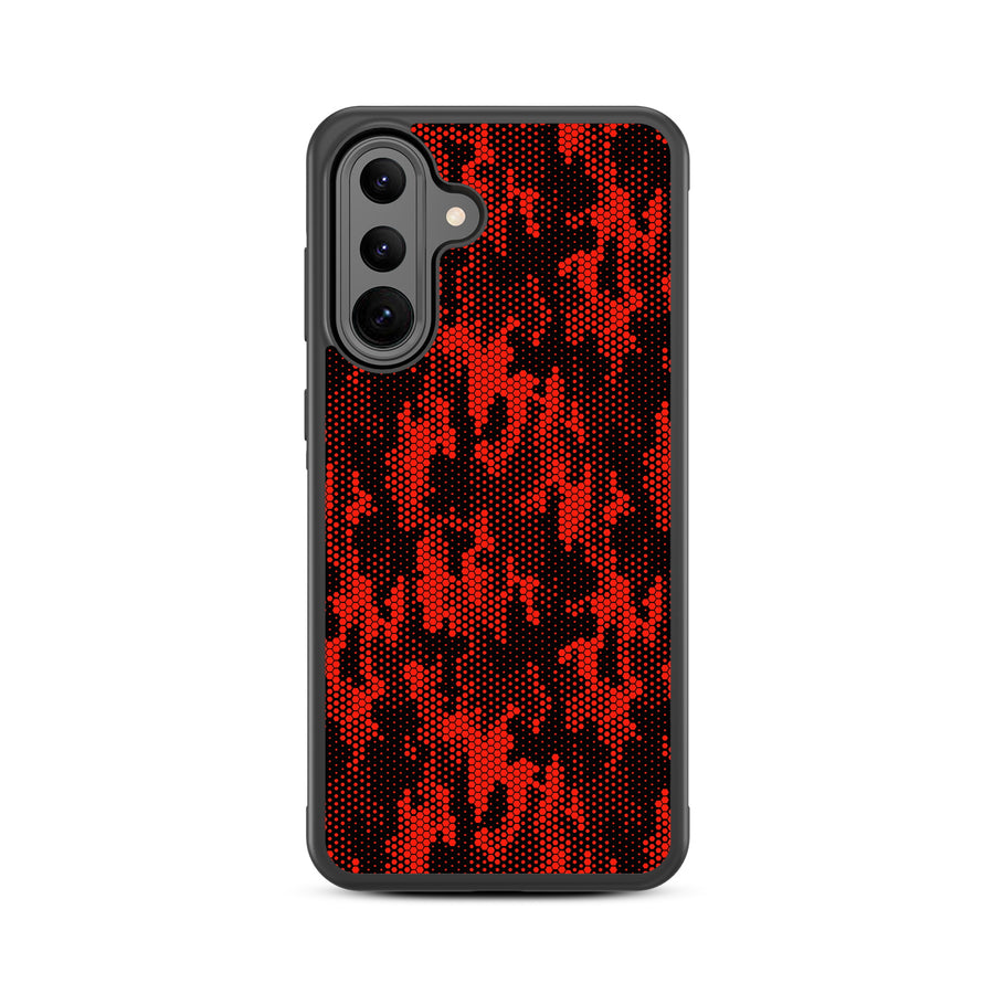 MyBat Design Lab Series Case for Samsung Galaxy A36 5G - Red Digital Camouflage - MSA365GCSLESM086-3.jpg