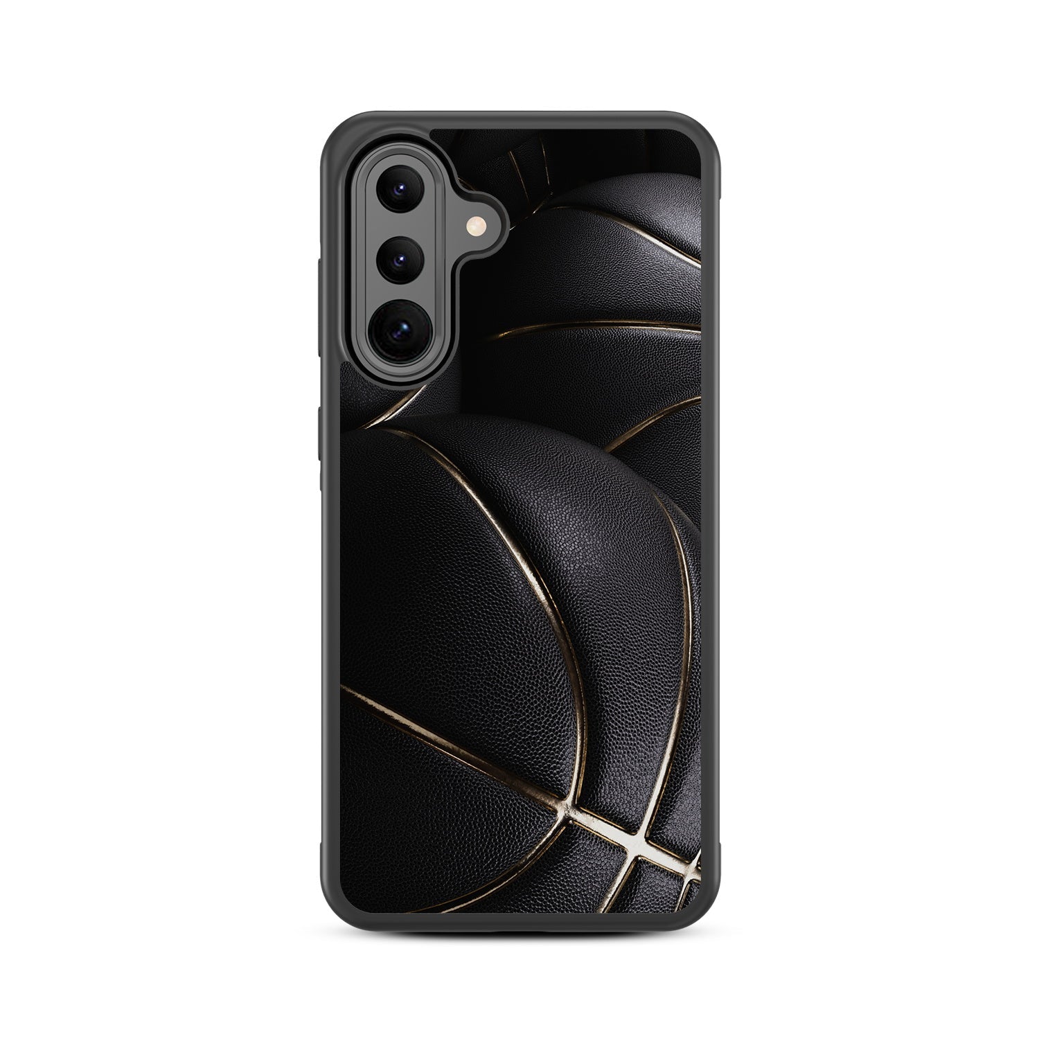 MyBat Design Lab Series Case for Samsung Galaxy A36 5G - Black Basketballs