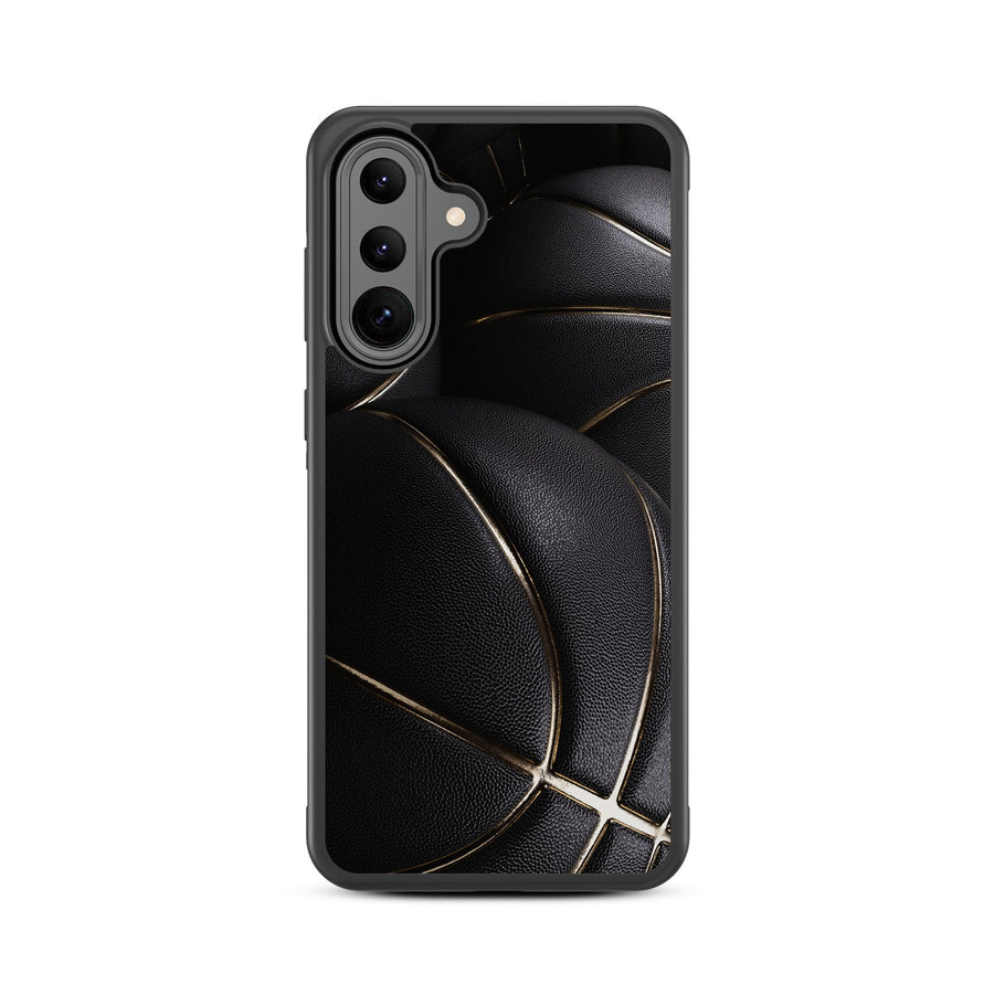MyBat Design Lab Series Case for Samsung Galaxy A36 5G - Black Basketballs