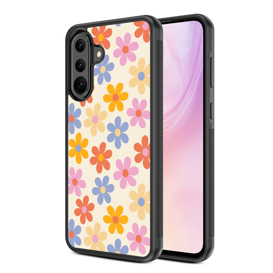 MyBat Design Lab Series Case for Samsung Galaxy A36 5G - Retro Daisies - MSA365GCSLESM137-2.jpg