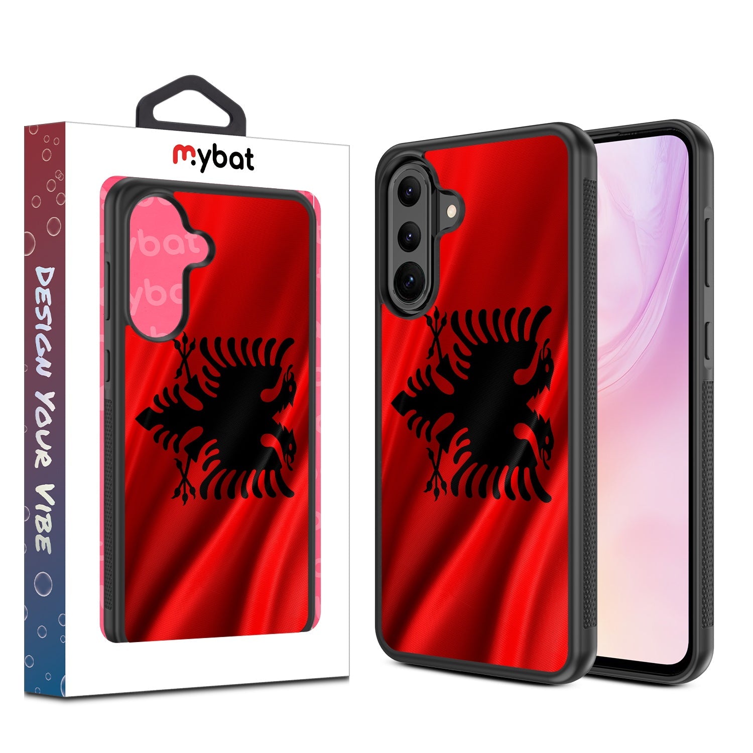 MyBat Design Lab Series Case for Samsung Galaxy A36 5G - Albania Flag
