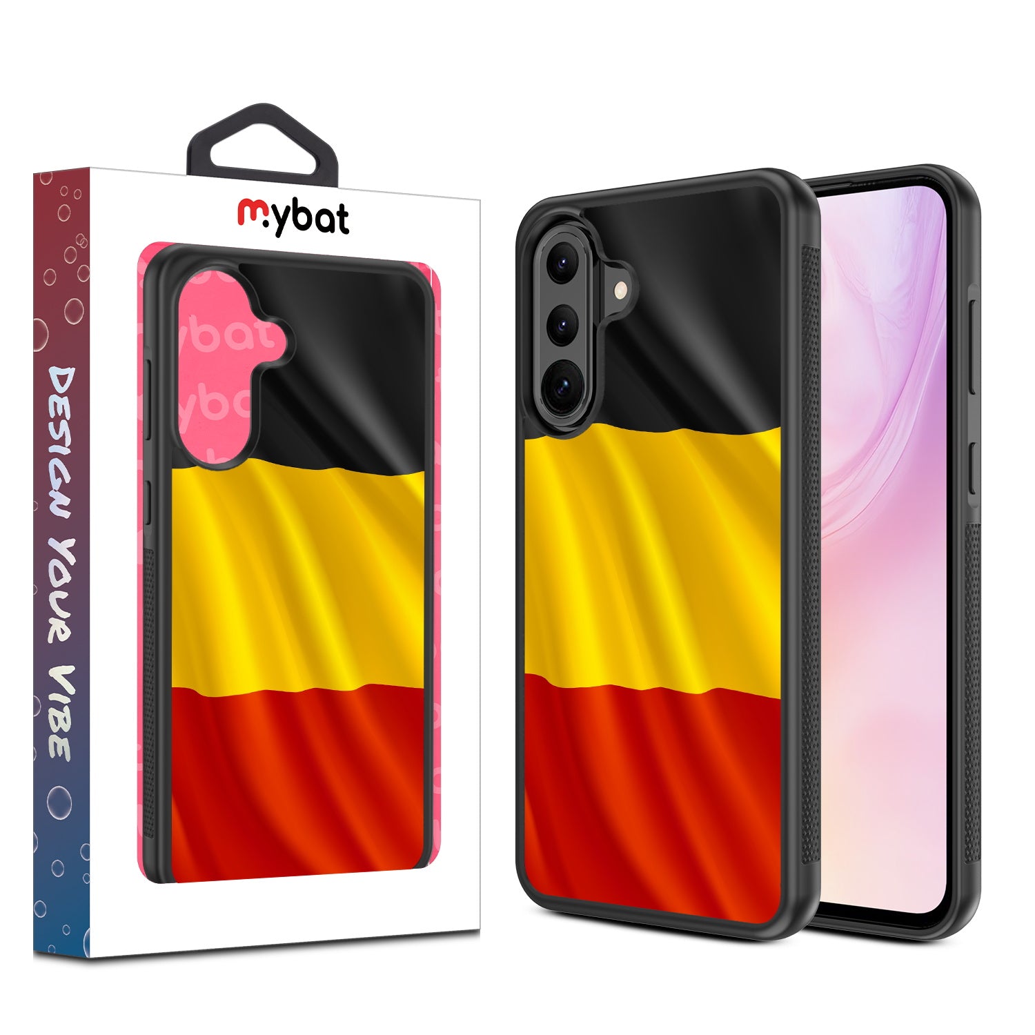 MyBat Design Lab Series Case for Samsung Galaxy A36 5G - Belgium Flag - MSA365GCSLESM142-1.jpg