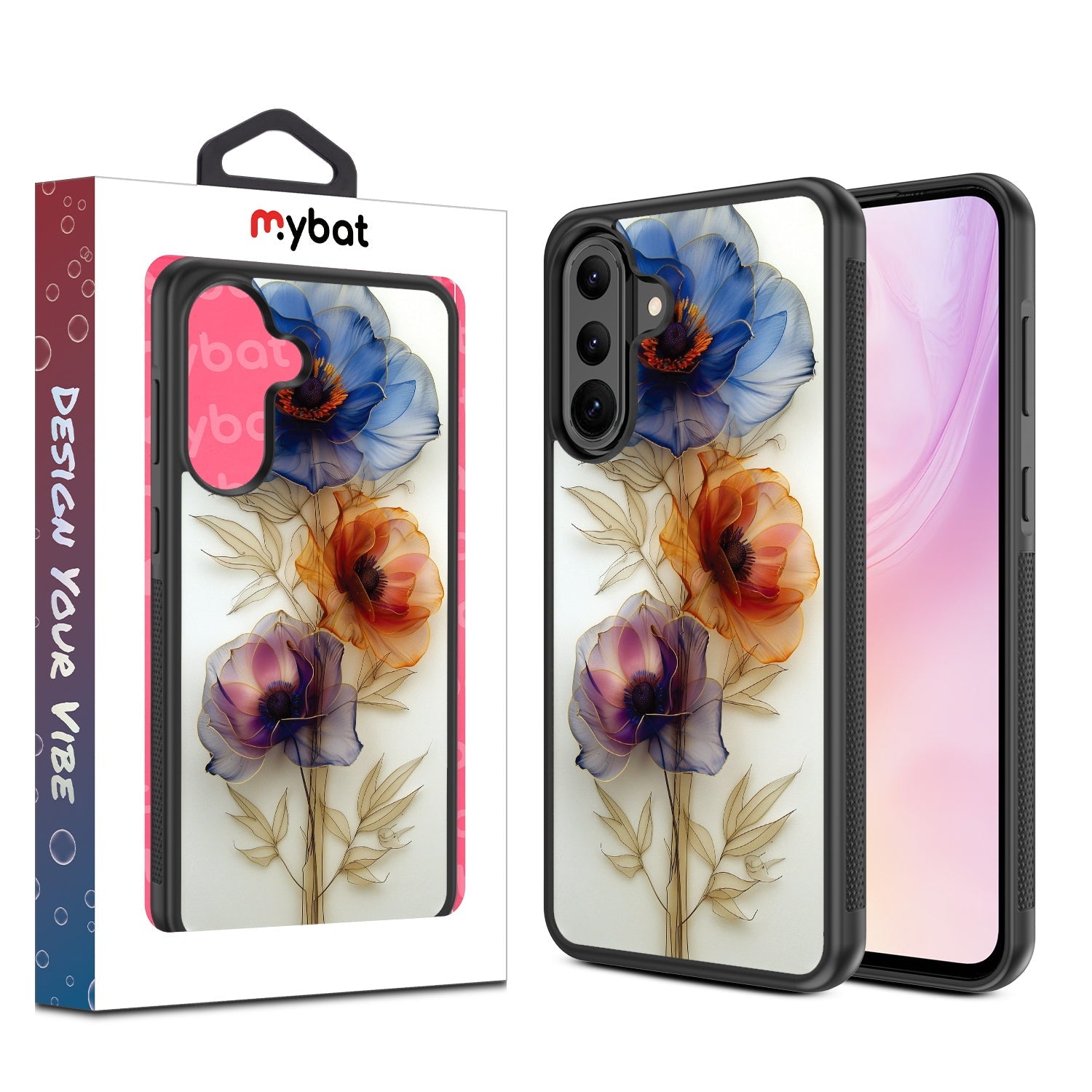MyBat Design Lab Series Case for Samsung Galaxy A36 5G - Pressed Flowers