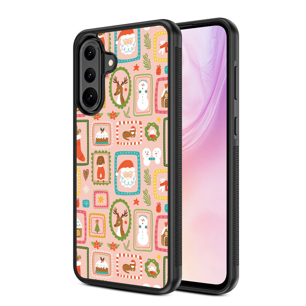 MyBat Design Lab Series Case for Samsung Galaxy A36 5G - Holiday Stamps - MSA365GCSLESM297-2.jpg