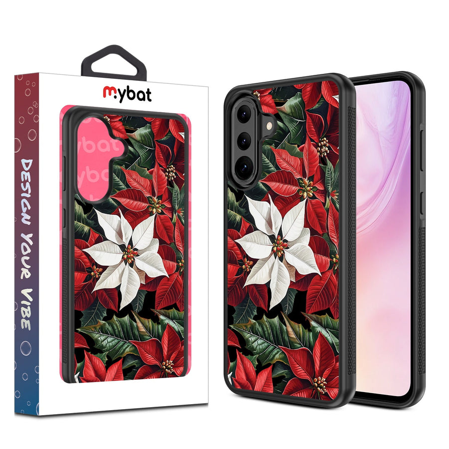 MyBat Design Lab Series Case for Samsung Galaxy A36 5G - Christmas Poinsettias