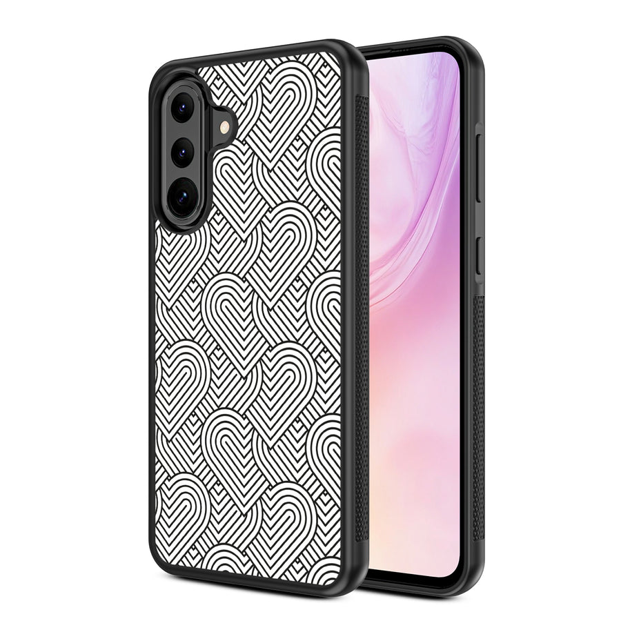 MyBat Design Lab Series Case for Samsung Galaxy A36 5G - Hearts Aligned - MSA365GCSLESM331-2.jpg