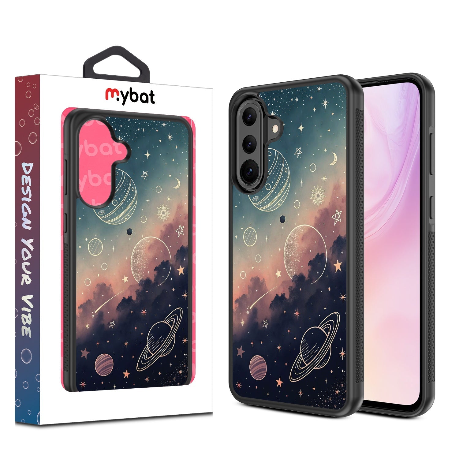 MyBat Design Lab Series Case for Samsung Galaxy A36 5G - Planets and Stars