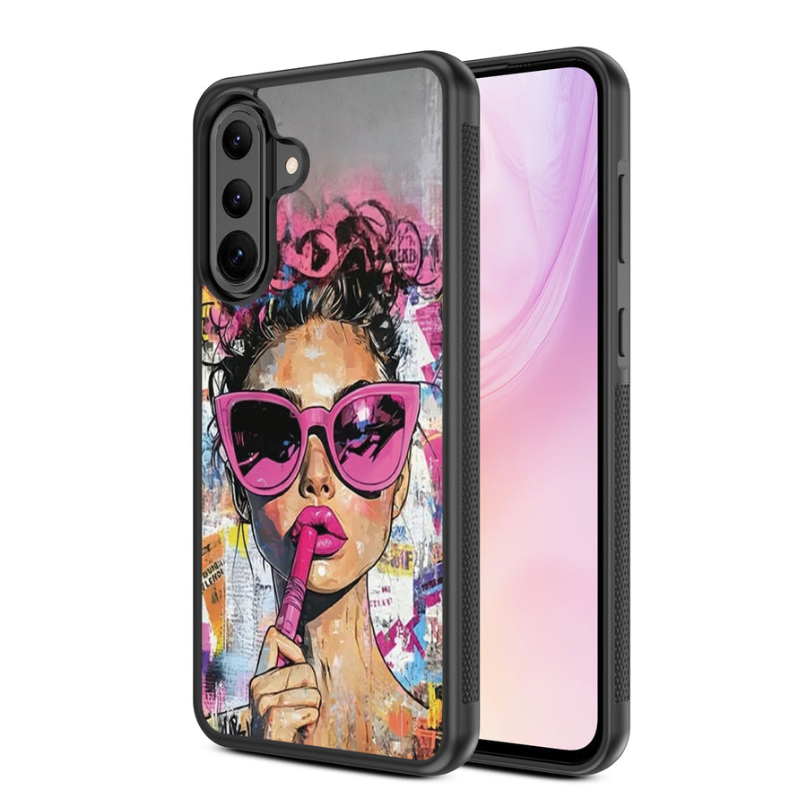 MyBat Design Lab Series Case for Samsung Galaxy A36 5G - Graffiti Girl - MSA365GCSLESM383-2.jpg
