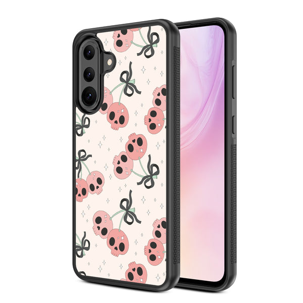 MyBat Design Lab Series Case for Samsung Galaxy A36 5G - Cherry Skulls - MSA365GCSLESM408-2.jpg