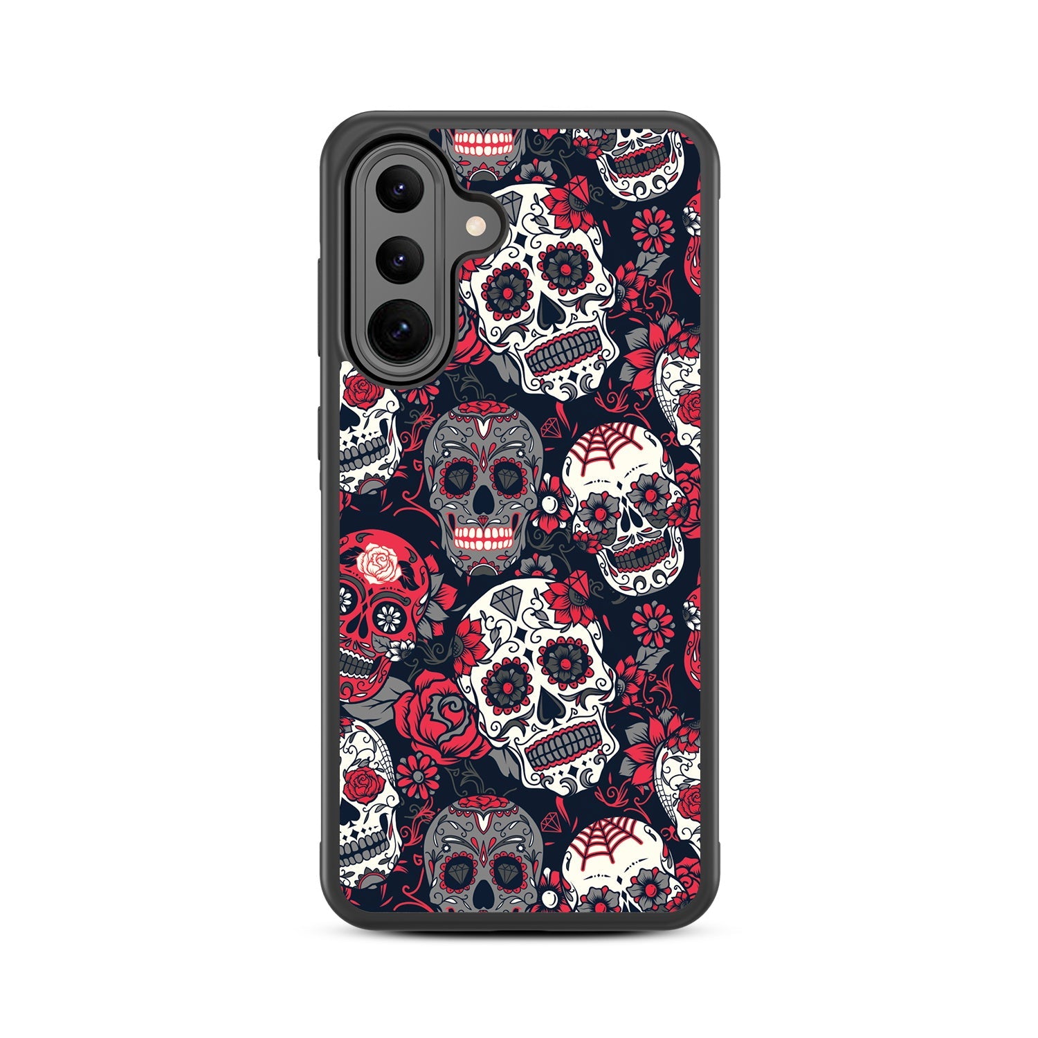 MyBat Design Lab Series Case for Samsung Galaxy A36 5G - Sugar Rose Skulls