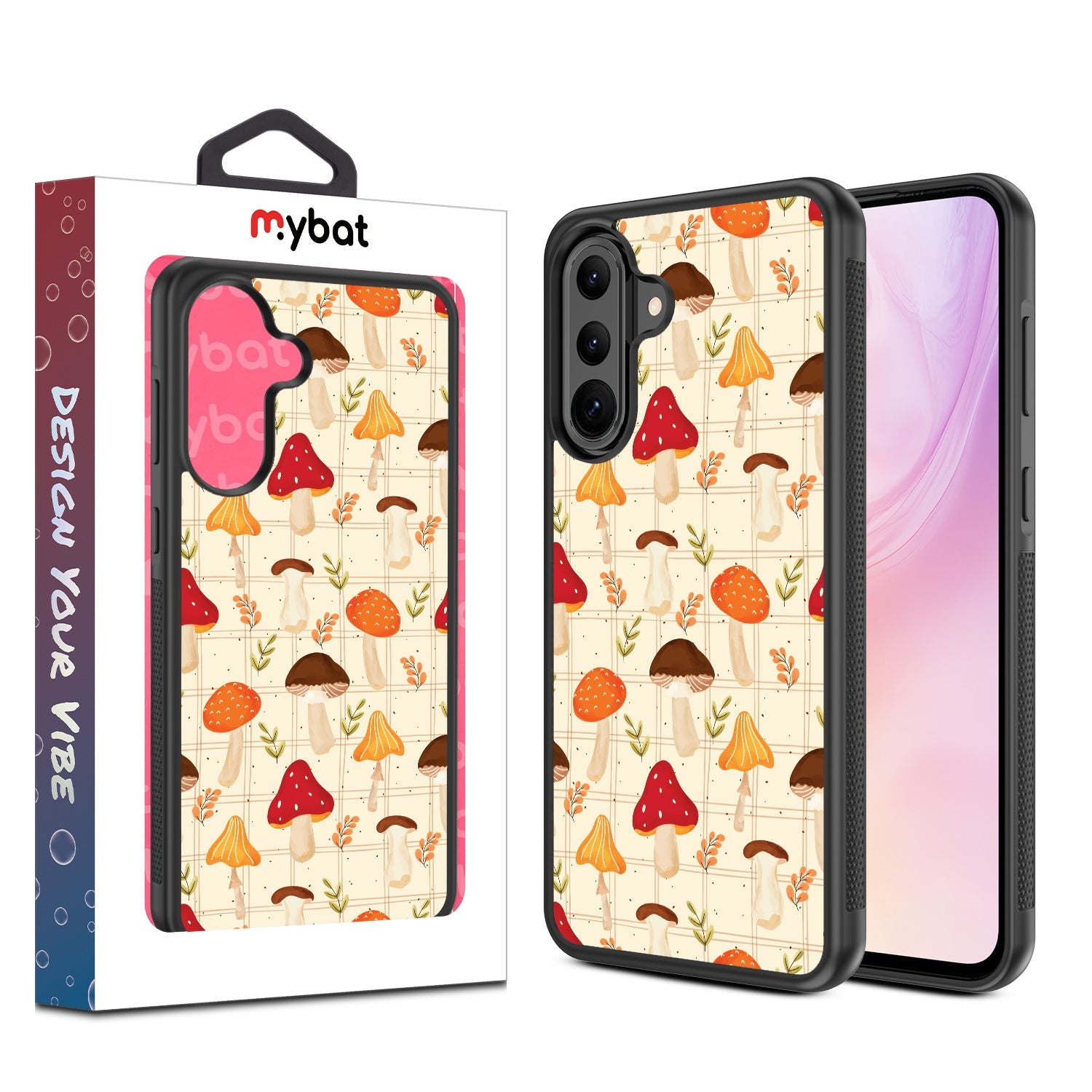 MyBat Design Lab Series Case for Samsung Galaxy A36 5G - Mushroom Patch