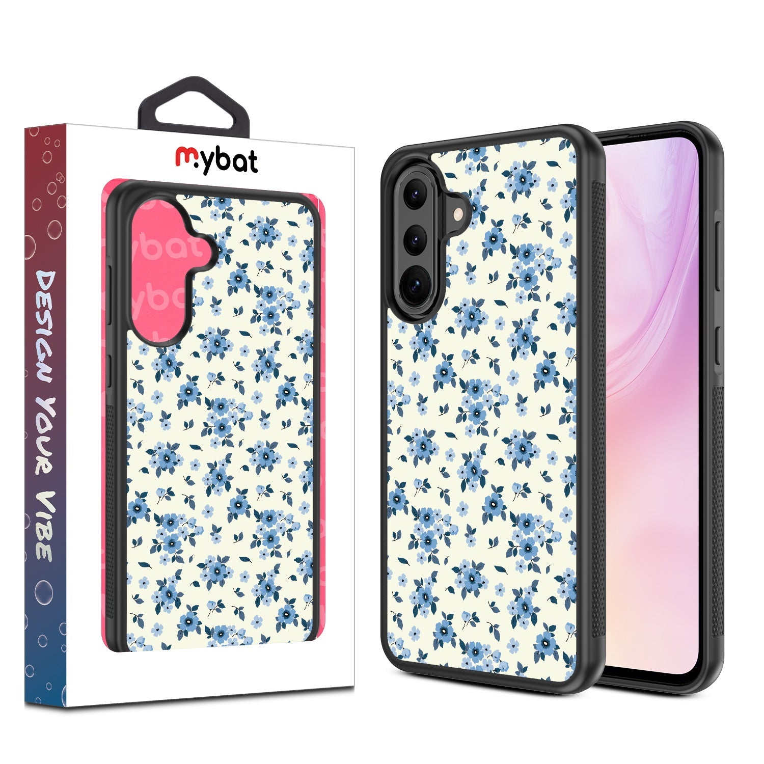 MyBat Design Lab Series Case for Samsung Galaxy A36 5G - Porcelain Petals