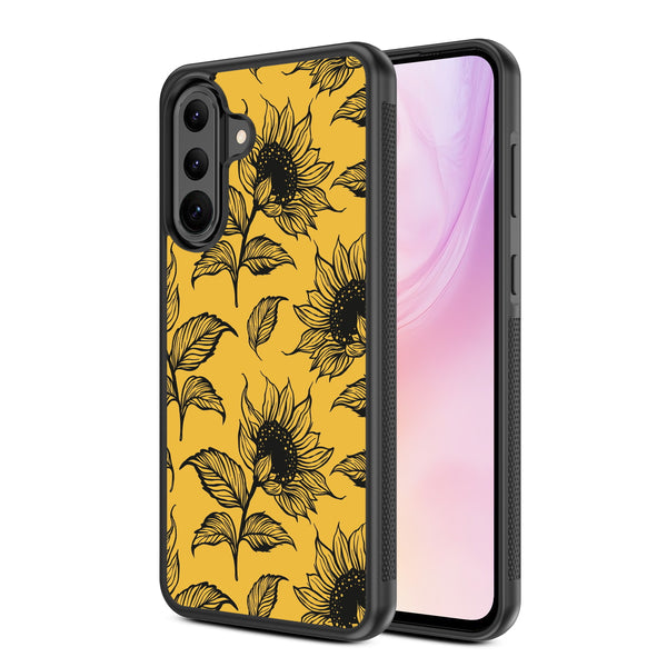 MyBat Design Lab Series Case for Samsung Galaxy A36 5G - Golden Sunflowers - MSA365GCSLESM444-2.jpg