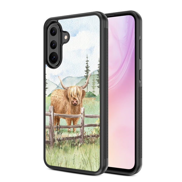 MyBat Design Lab Series Case for Samsung Galaxy A36 5G - Highland Cow - MSA365GCSLESM470-2.jpg