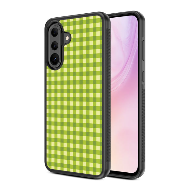 MyBat Design Lab Series Case for Samsung Galaxy A36 5G - Green Gingham - MSA365GCSLESM476-2.jpg