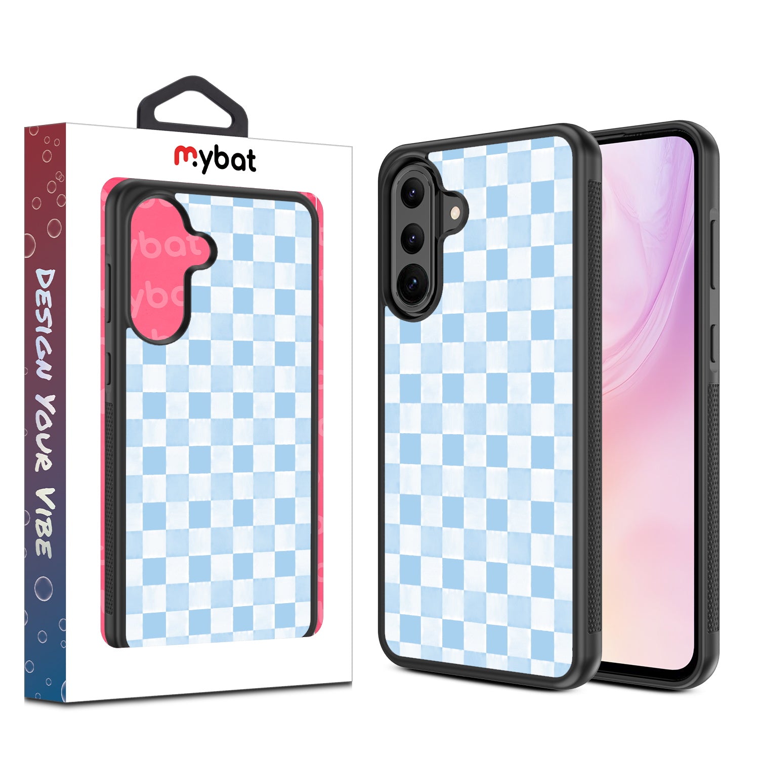 MyBat Design Lab Series Case for Samsung Galaxy A36 5G - Sky Blue Check