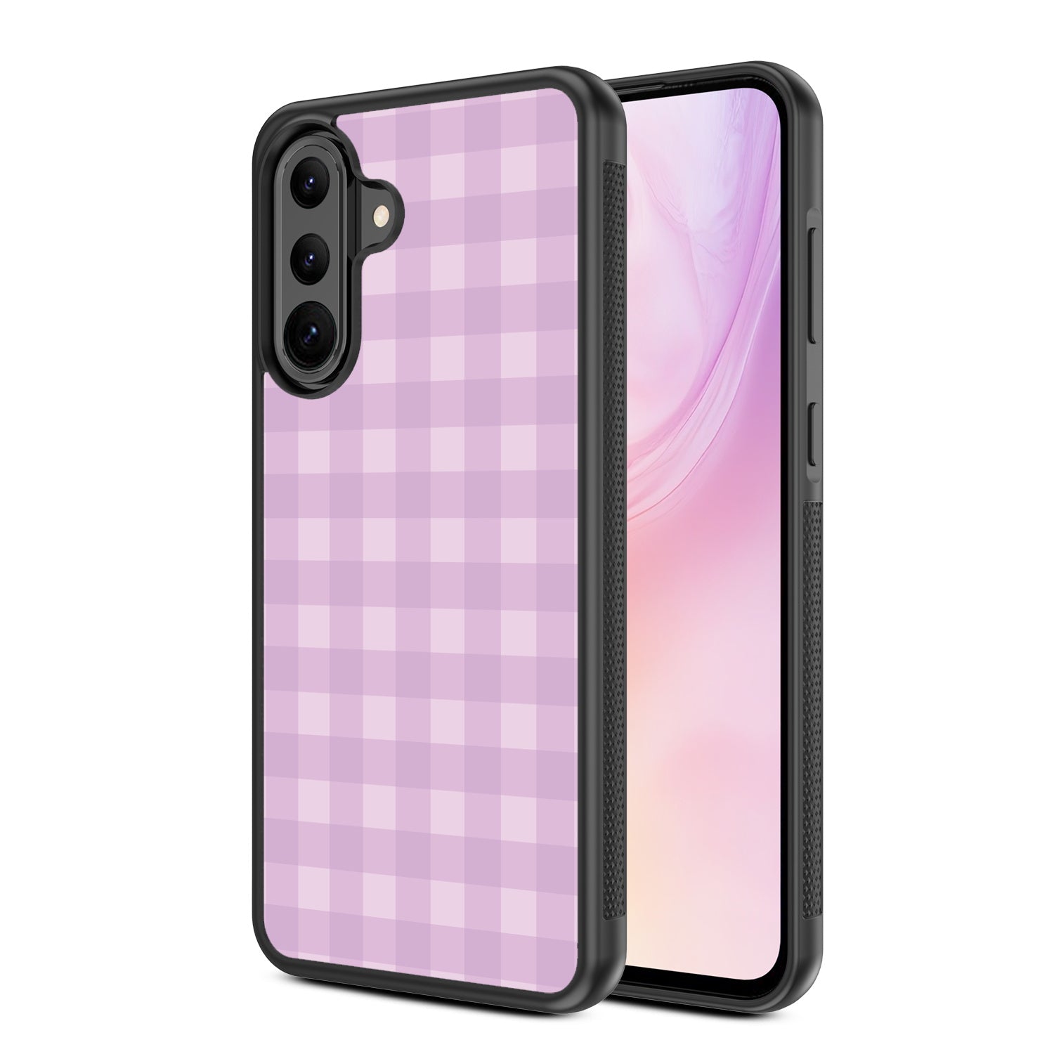 MyBat Design Lab Series Case for Samsung Galaxy A36 5G - Purple Plaid - MSA365GCSLESM483-2.jpg