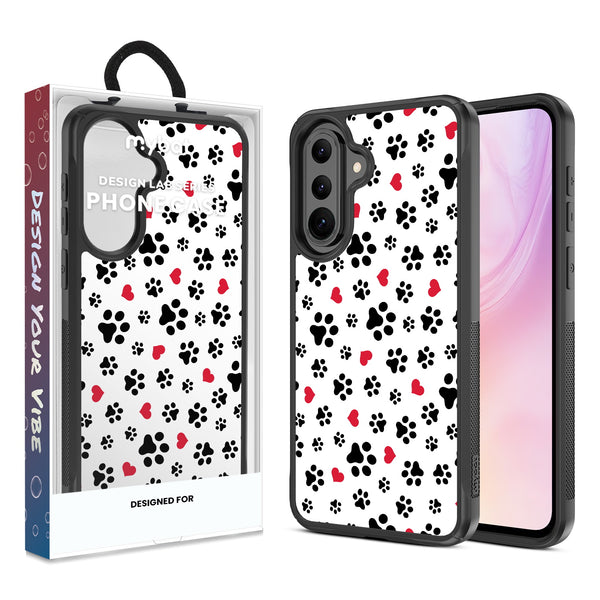 MyBat Design Lab Series Case for Samsung Galaxy A37 5G / A36 5G - Paw Prints and Hearts - MSA375GCSLESMP001-1.jpg