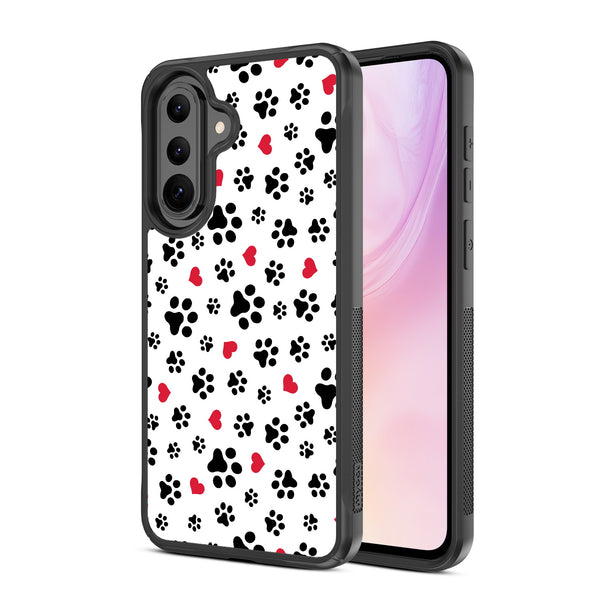 MyBat Design Lab Series Case for Samsung Galaxy A37 5G / A36 5G - Paw Prints and Hearts - MSA375GCSLESMP001-2.jpg