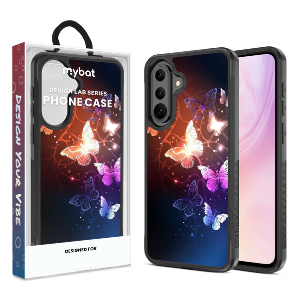 MyBat Design Lab Series Case for Samsung Galaxy A37 5G / A36 5G - Neon Butterflies - MSA375GCSLESMP022-1.jpg
