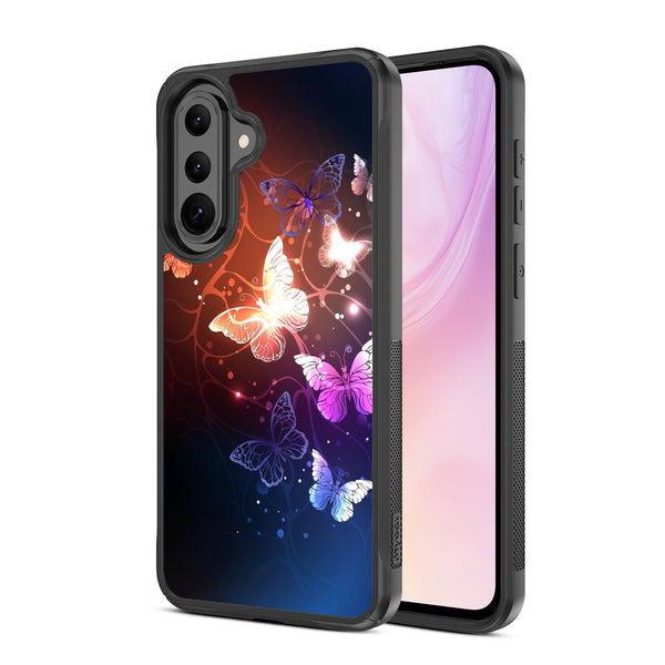 MyBat Design Lab Series Case for Samsung Galaxy A37 5G / A36 5G - Neon Butterflies - MSA375GCSLESMP022-2.jpg