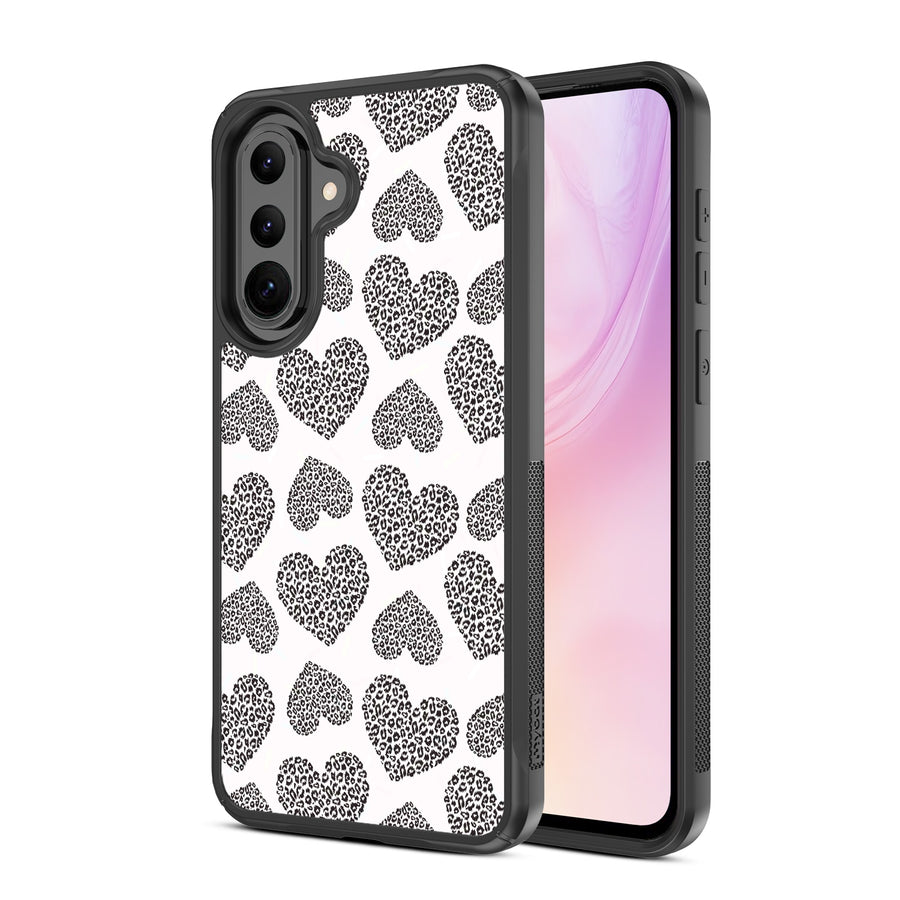 MyBat Design Lab Series Case for Samsung Galaxy A37 5G / A36 5G - Leopard Print Hearts - MSA375GCSLESMP098-2.jpg