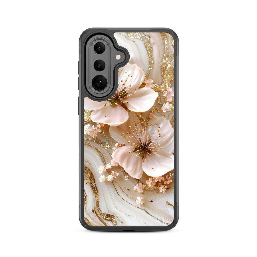 MyBat Design Lab Series Case for Samsung Galaxy A37 5G / A36 5G - Golden Petal Glow