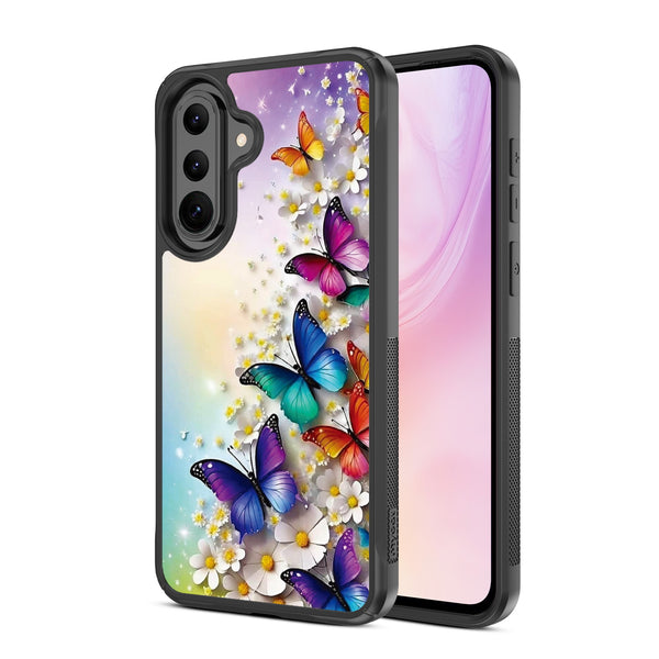 MyBat Design Lab Series Case for Samsung Galaxy A37 5G / A36 5G - Rainbow Butterflies - MSA375GCSLESMP187-2.jpg