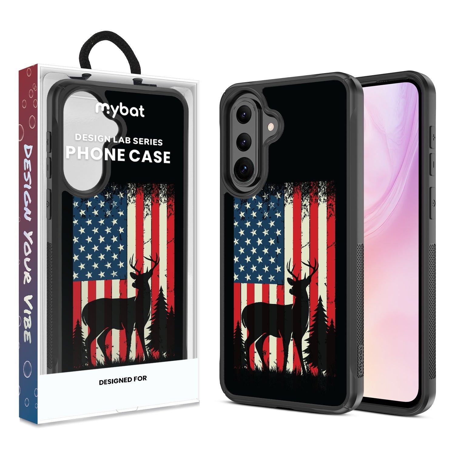 MyBat Design Lab Series Case for Samsung Galaxy A37 5G / A36 5G - Stars, Stripes and Stags