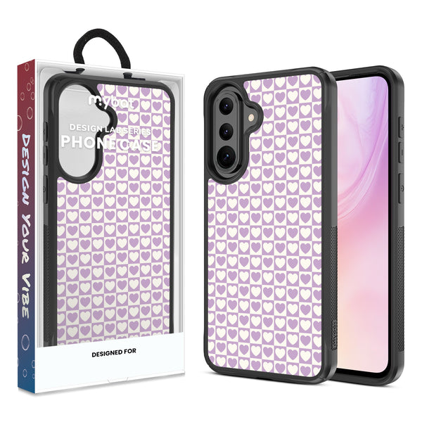 MyBat Design Lab Series Case for Samsung Galaxy A37 5G / A36 5G - Heart Grid - MSA375GCSLESMP339-1.jpg