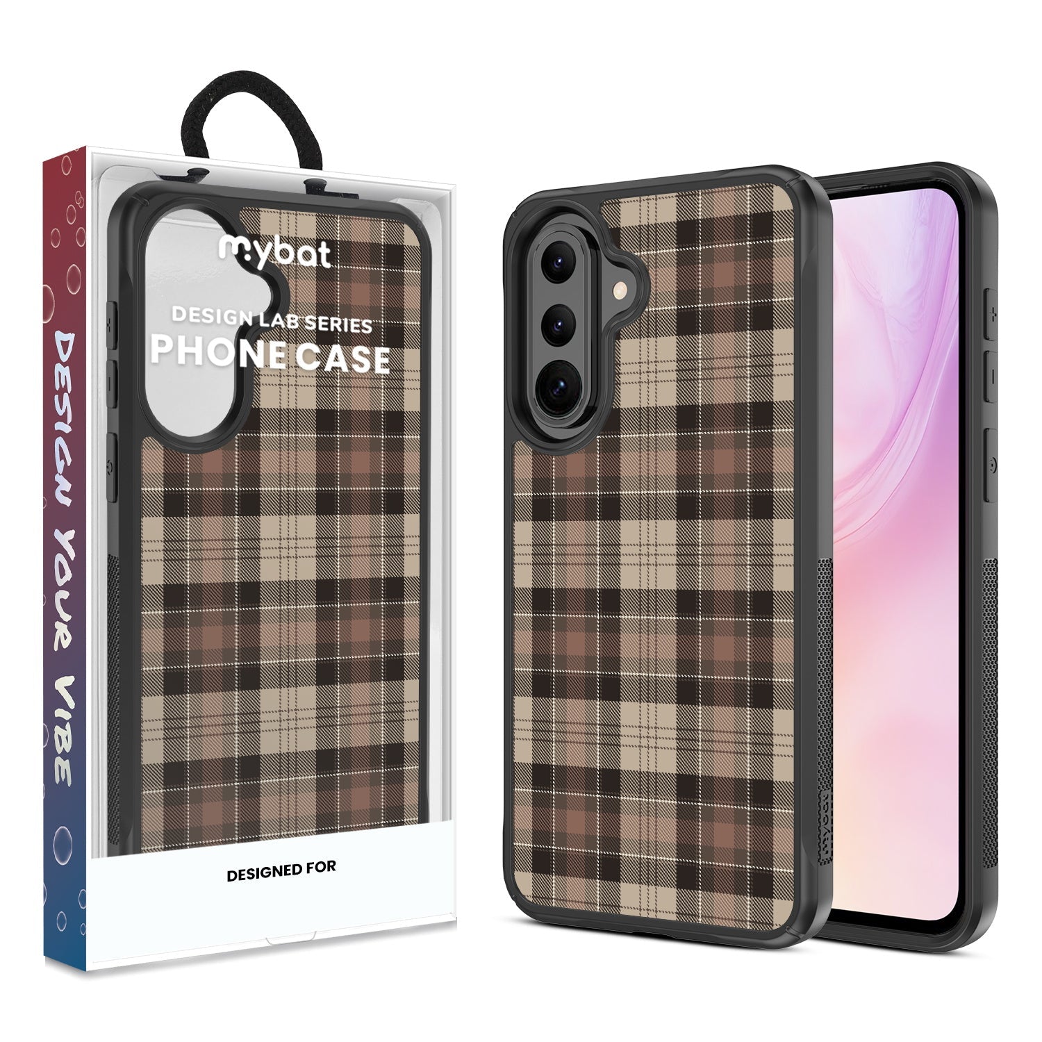 MyBat Design Lab Series Case for Samsung Galaxy A37 5G / A36 5G - Mocha Flannel