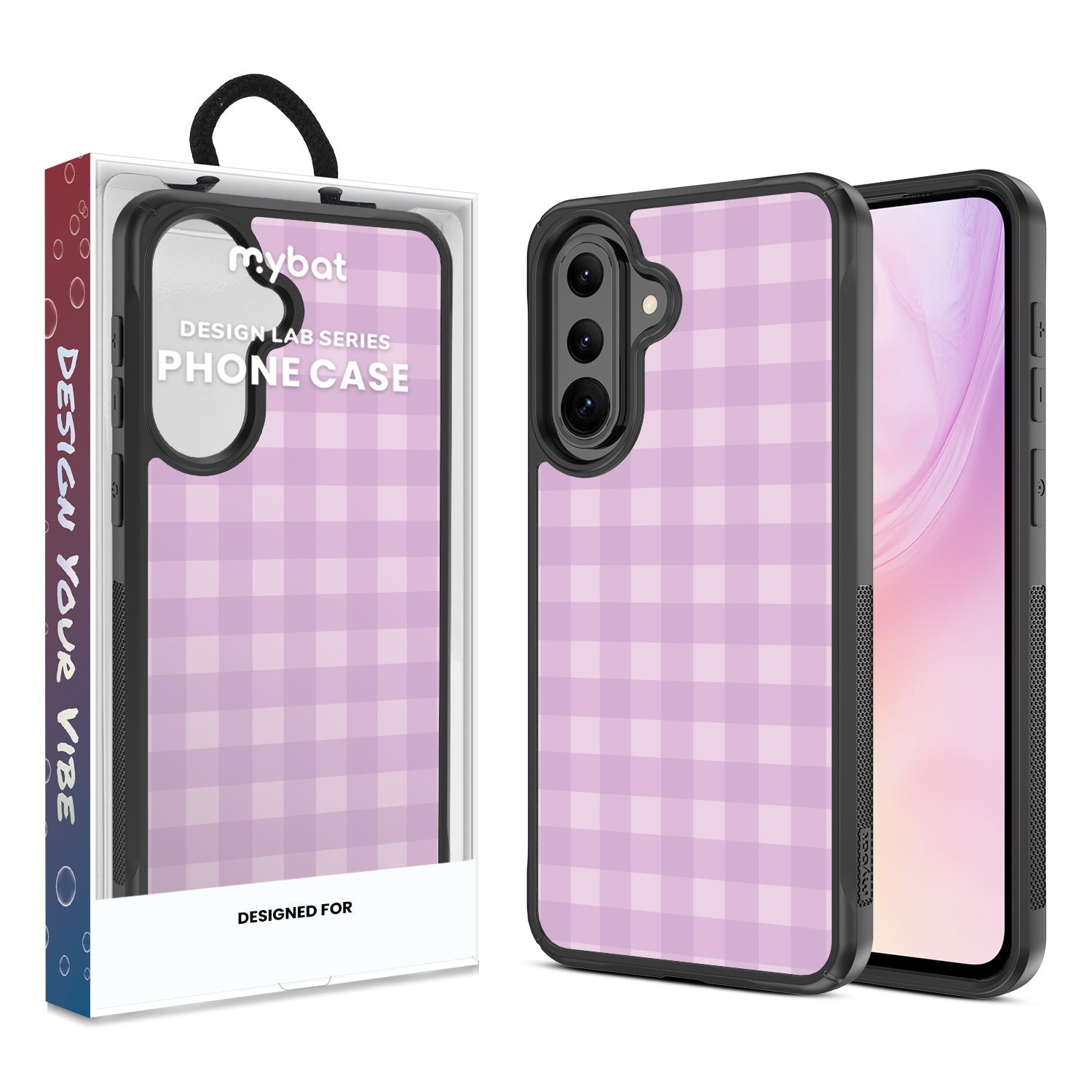 MyBat Design Lab Series Case for Samsung Galaxy A37 5G / A36 5G - Purple Plaid