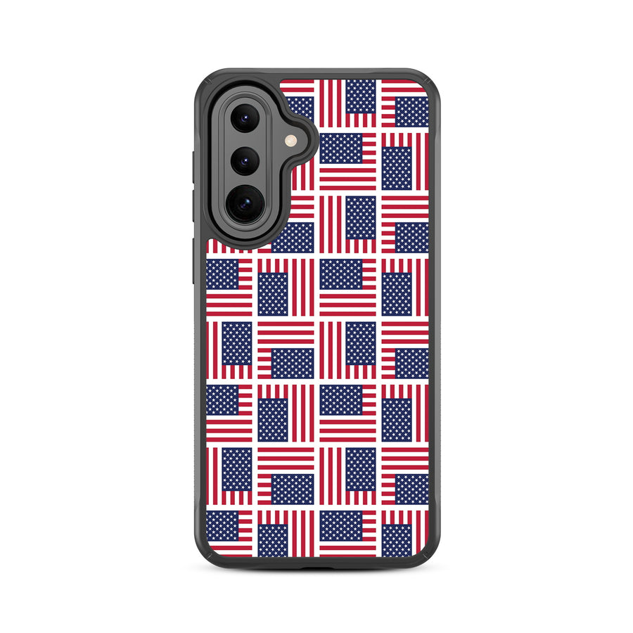 MyBat Design Lab Series Case for Samsung Galaxy A37 5G / A36 5G – Flag Patchwork - MSA375GCSLESMP519-2.JPG