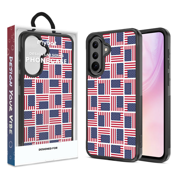 MyBat Design Lab Series Case for Samsung Galaxy A37 5G / A36 5G – Flag Patchwork - MSA375GCSLESMP519.JPG